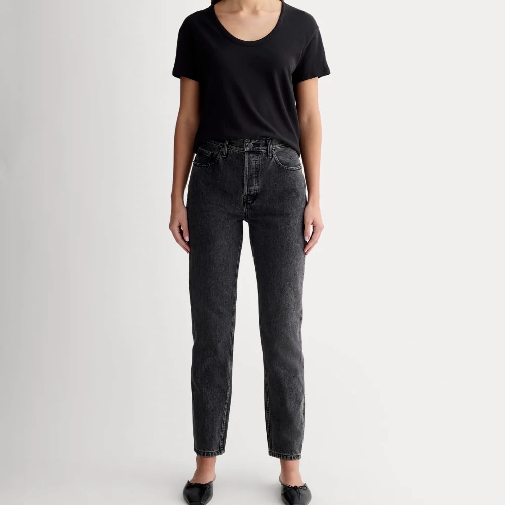 Everlane Women's Black Straight Leg Jeans
